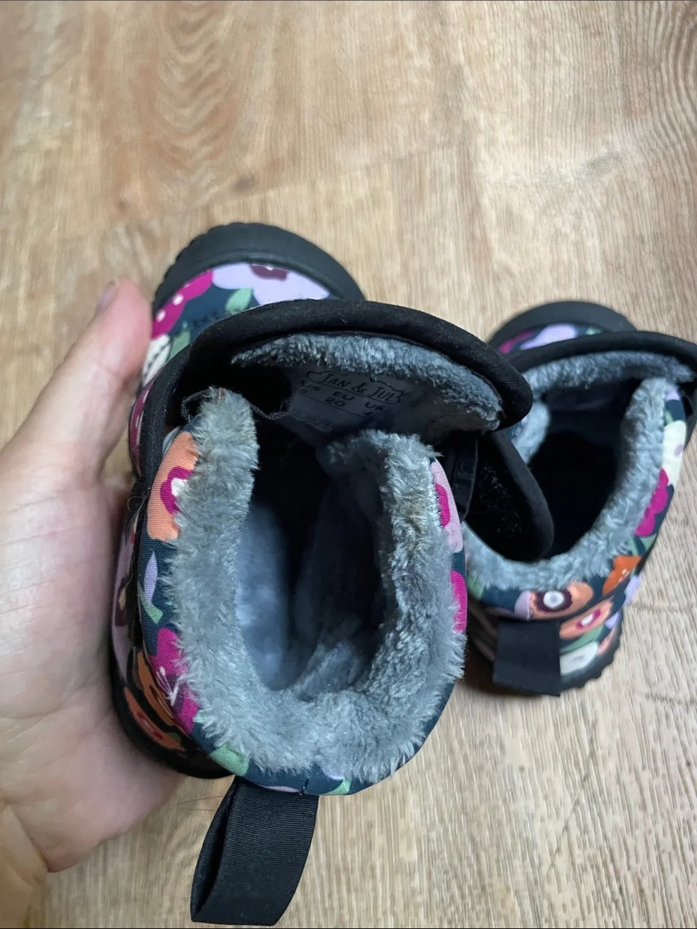 Toddler Floral Insulated Rain & Snow Boots - Purple Multi